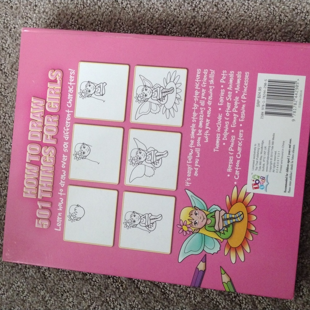 How To Draw 501 Things For Girls - Picture 7 of 8